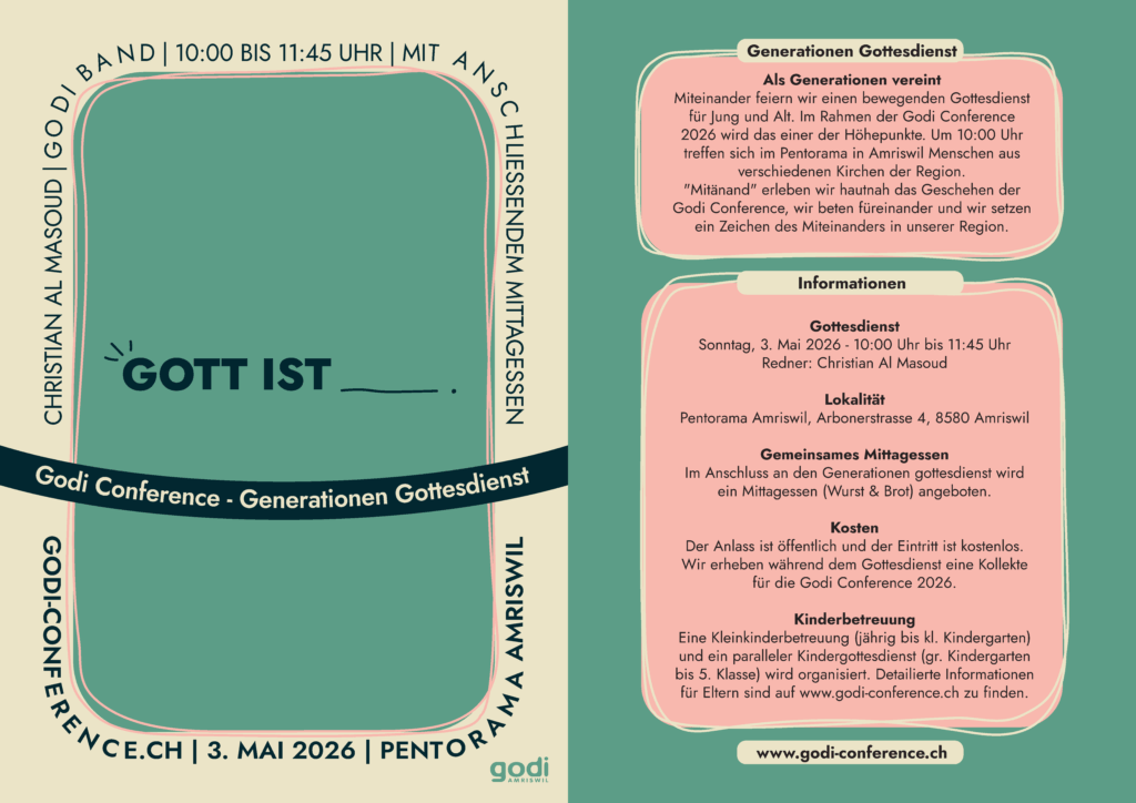 Flyer zum Generationen Gottesdienst